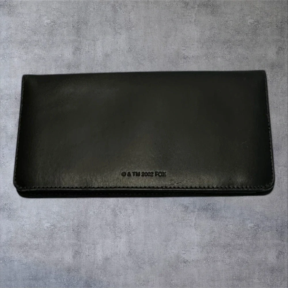 Rare The Simpsons Checkbook Holder Unisex Black Excellent 2002 Vintage